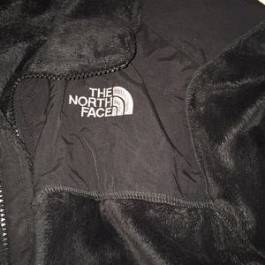 North face furry jacket
